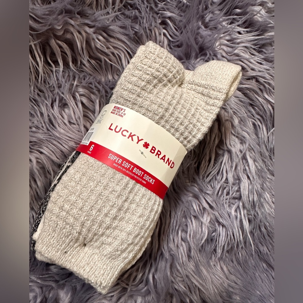 NWT Lucky Brand Boot Socks